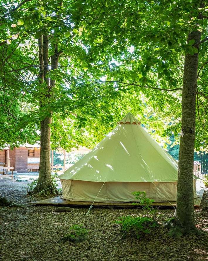 Camping für 2 Personen, mit Terrasse und Garten sowie Ausblick und Sauna in Kalabrien - 4