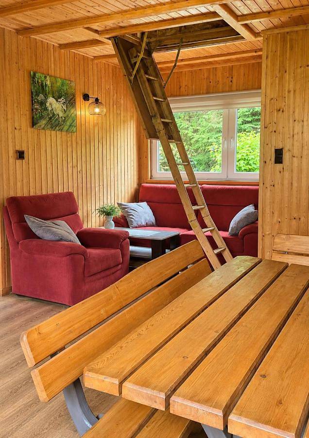Chalet für 2 Personen, mit Garten und Kinderpool sowie Ausblick und Seeblick, mit Haustier in Niederschlesien - 3