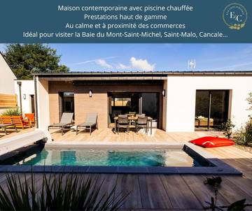 Gîte pour 4 personnes, avec piscine et jardin à Dol-de-Bretagne