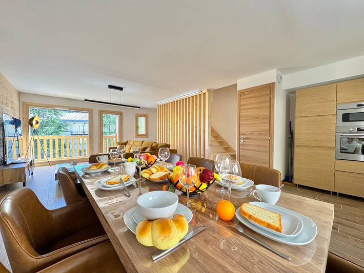 Chalet pour 8 personnes, avec balcon