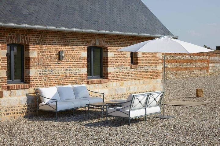 Location de vacances pour 6 personnes, avec vue et terrasse à Doudeville