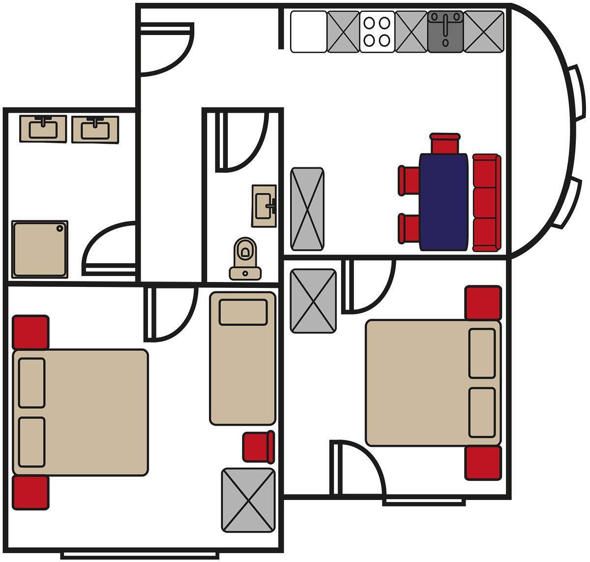 Apartamento vacacional entero, Appartement für 4-5 Pers. "Vi" in Weißkamm, Sölden