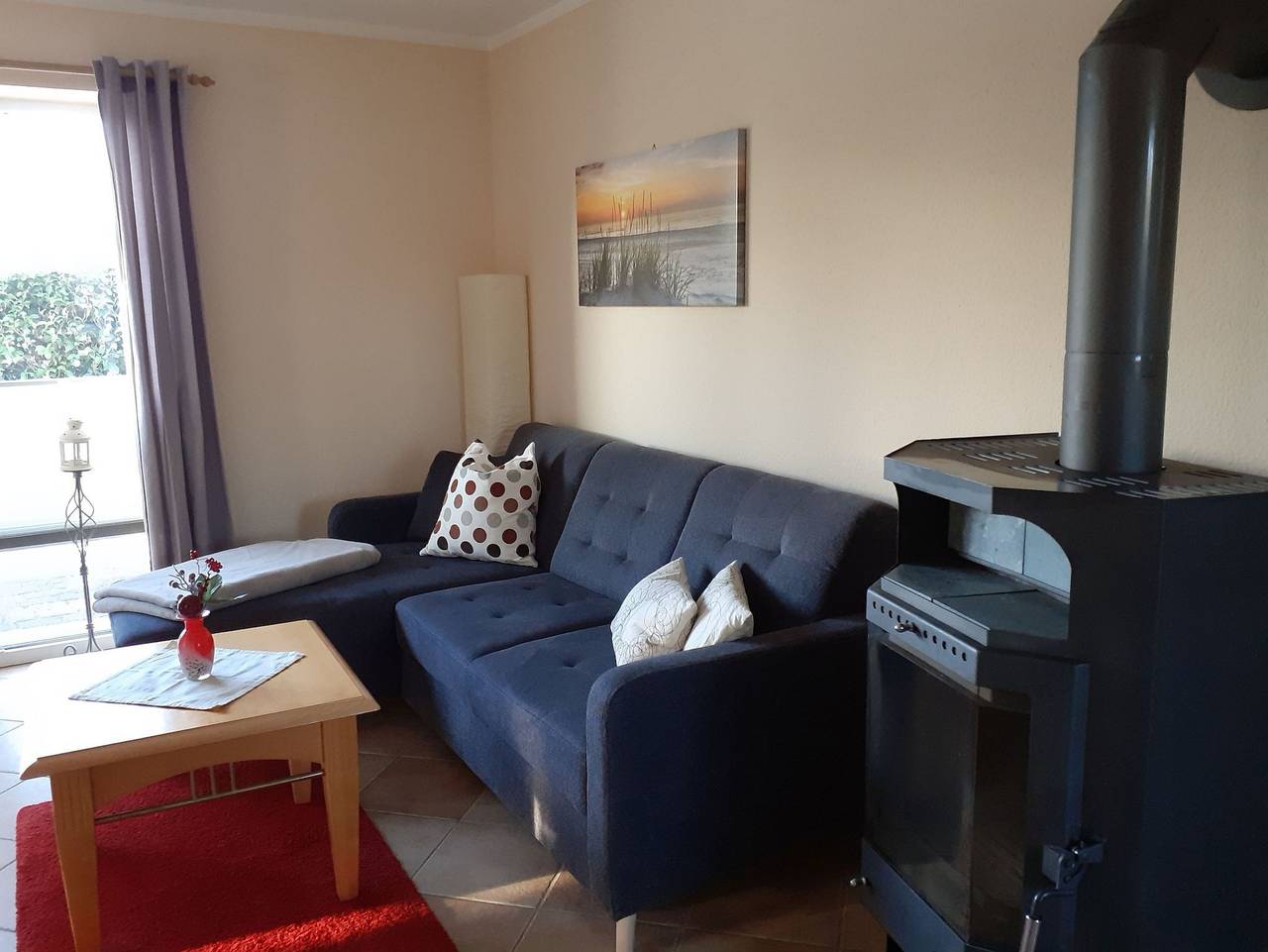 Ganze Ferienwohnung, Ferienwohnung Waldblick mit Kamin - Ferienwohnung Waldblick in Bodstedt, Fuhlendorf