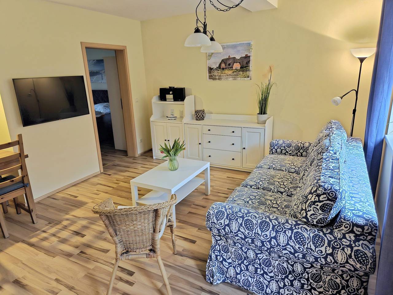 Apartamento vacacional entero, Apartamento de vacaciones para 4 personas con terraza in Hirschburg, Ribnitz-Damgarten