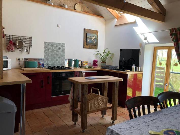 Gîte pour 5 personnes, avec vue et jardin à Saint-Didier-en-Donjon