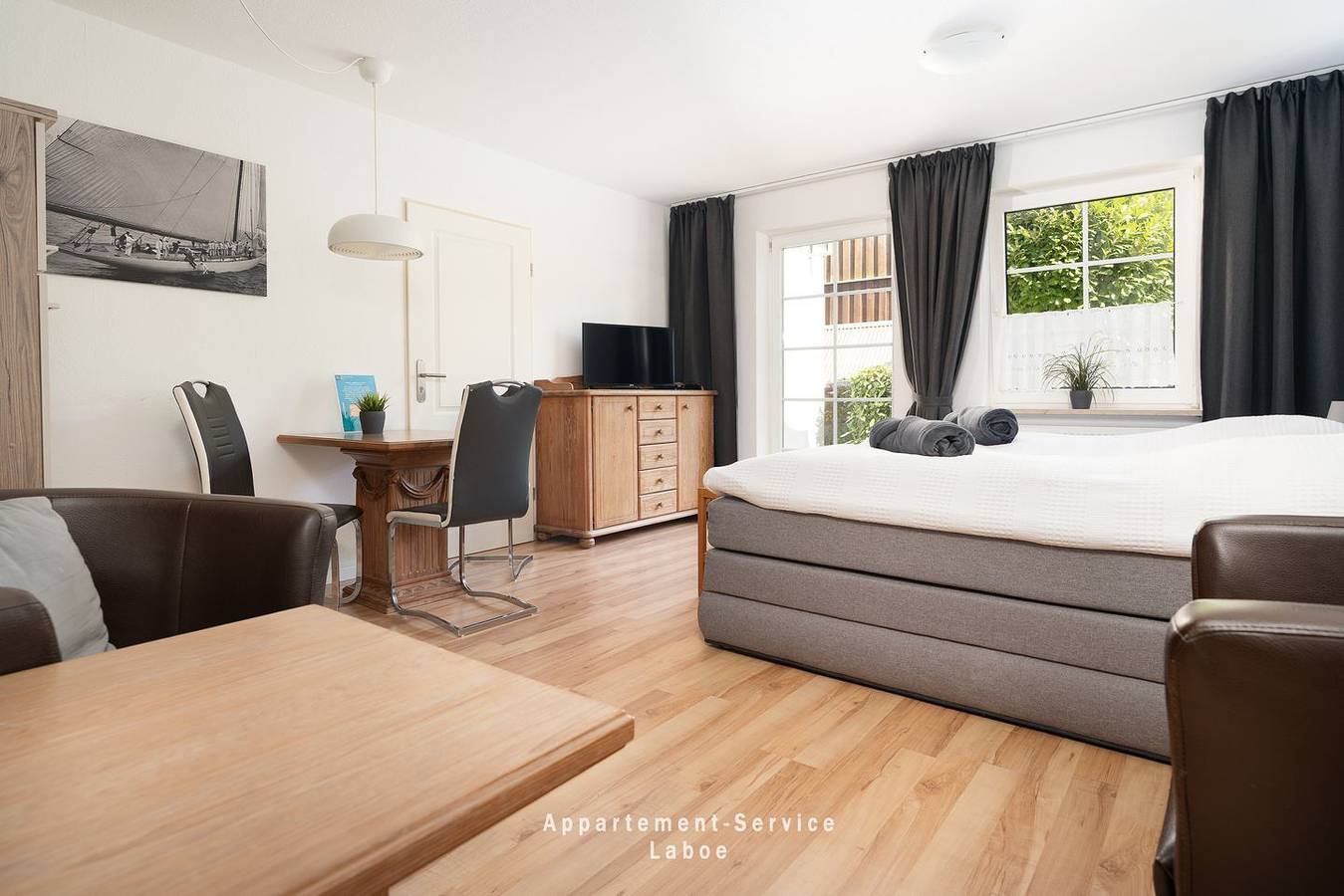 Ganze Wohnung, Ferienwohnung Parkpension W07 in Kieler Förde, Laboe