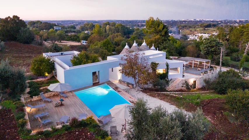 Villa con piscina per 9 persone, con giardino, con animali domestici a Martina Franca