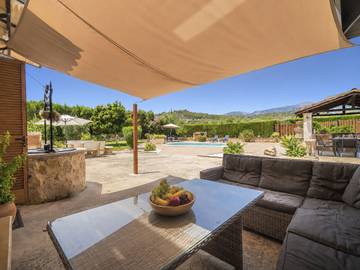 Sehr grosse, schöne, gemütliche Finca Cas Pec in Selva, Mallorca Inselmitte für 6 