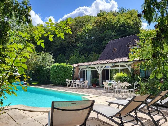 Chambre d’hôte pour 2 personnes, avec piscine et vue ainsi que terrasse et jardin - 1