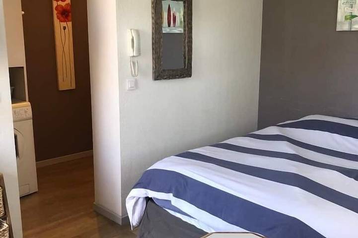 Ganze Wohnung, Studio mit Balkon im Zentrum von Thonon, in der Nähe der Thermalbäder, 2 Personen in Thonon-les-Bains, Thonon-les-Bains und Umgebung