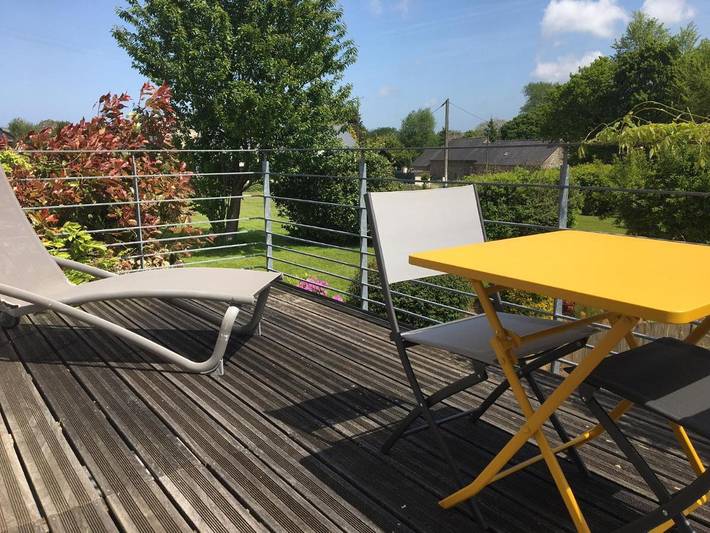Location de vacances pour 2 personnes, avec balcon ainsi que vue et jardin à Pléguien - 2