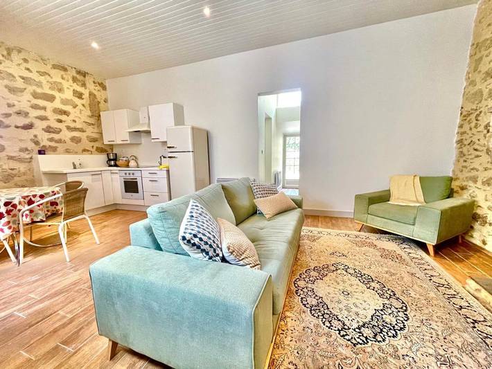 Location de vacances pour 4 personnes, avec terrasse à Saint-Macaire