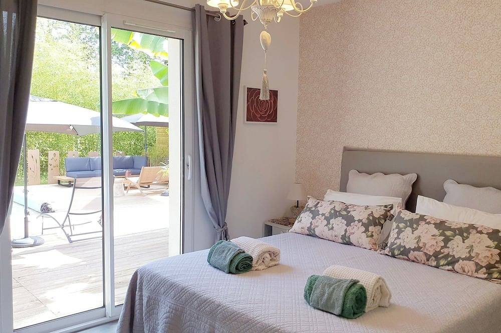 Au bois Joli\nvilla ombragé\npiscine privée, sécurisée\n4 chambres\nprès de Bergerac in Lembras, Périgord Pourpre