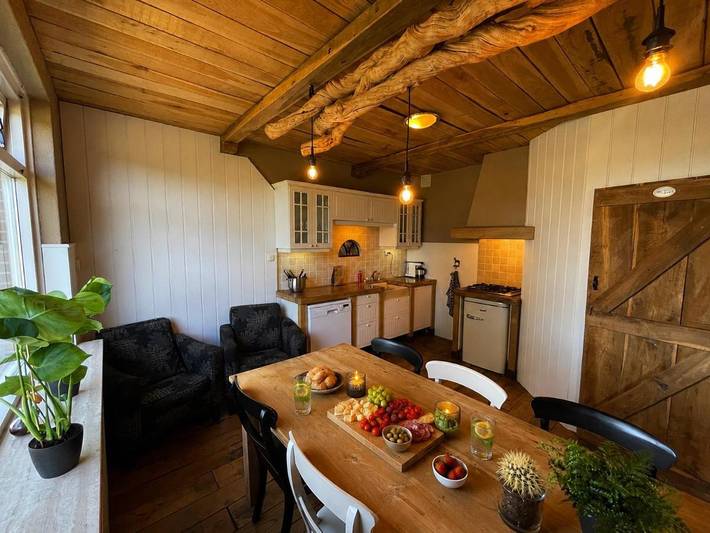 Ferienwohnung für 9 Personen, mit Terrasse und Garten sowie Ausblick in Markelo