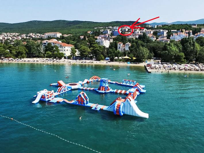 Ganze Wohnung, Apartmani Mare Blue in Gradsko kupalište (Crikvenica), Crikvenica