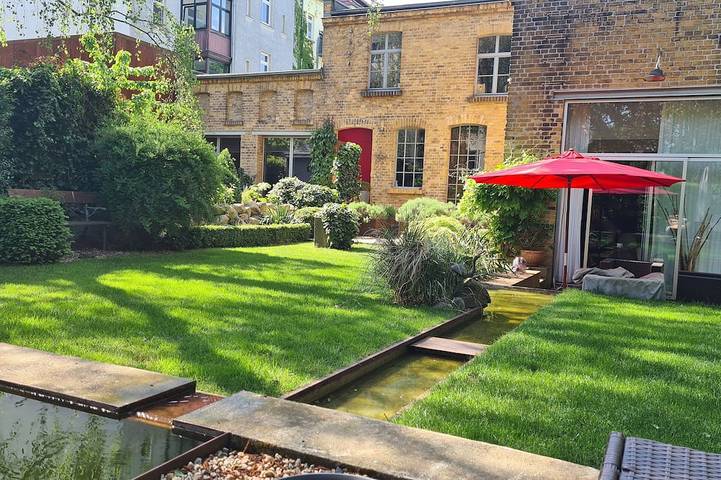 Ferienwohnung für 4 Personen, mit Garten und Terrasse in Leipzig