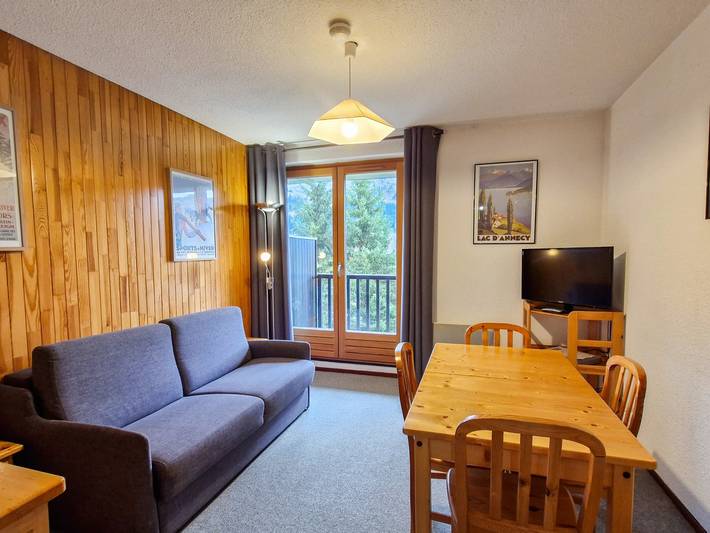 Chalet pour 4 personnes, avec terrasse, animaux acceptés dans Flaine