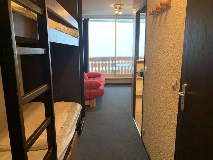 Gehele studio, Studio voor 3 personen met balkon in Val Thorens, Massif de la Vanoise