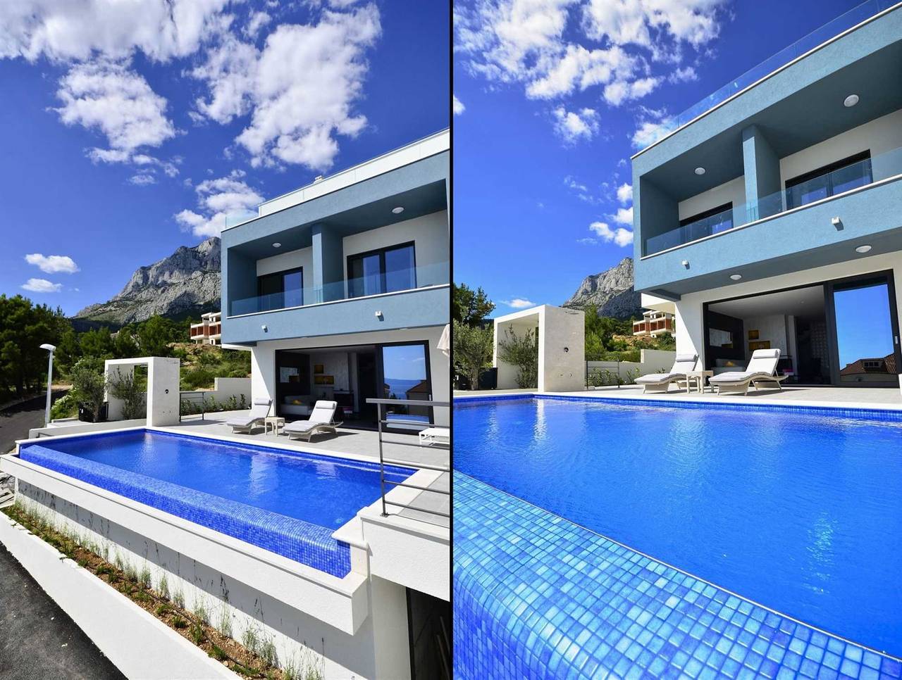 Villa Ninona mit beheiztem Pool in Veliko Brdo, Makarska