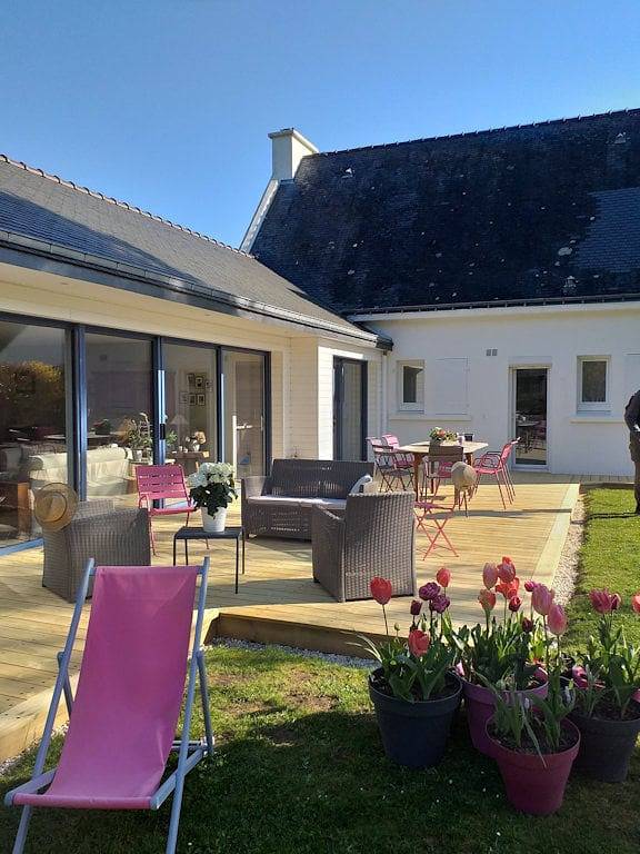 Locmariaquer Chambres d'hôtes Er Vingle - Chambre rez-de-chaussée in Locmariaquer, Côte des Mégalithes