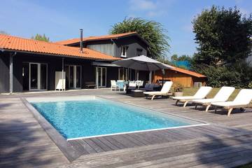 Villa pour 8 personnes, avec jardin à Andernos-les-Bains