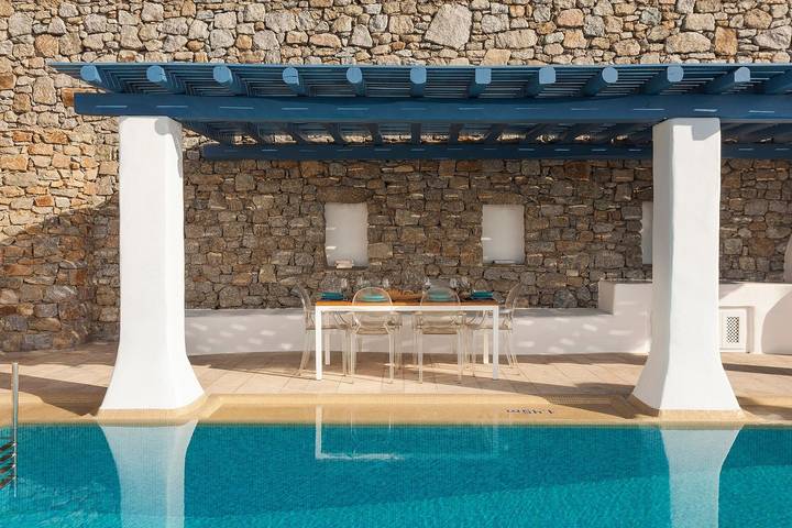 Villa mit pool für 6 Personen, mit Garten und Pool sowie Meerblick auf Mykonos - 4