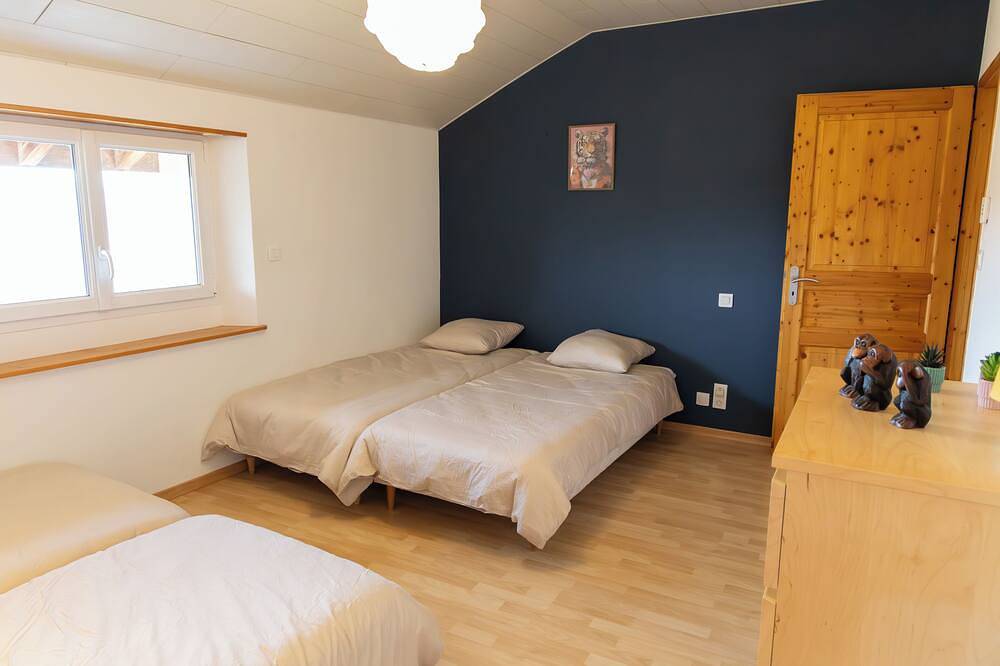 Entire apartment, Bright duplex 120 m², 6/8 pers, balcony, Jura nature in Saint-Claude (Jura), Parc naturel régional du Haut-Jura