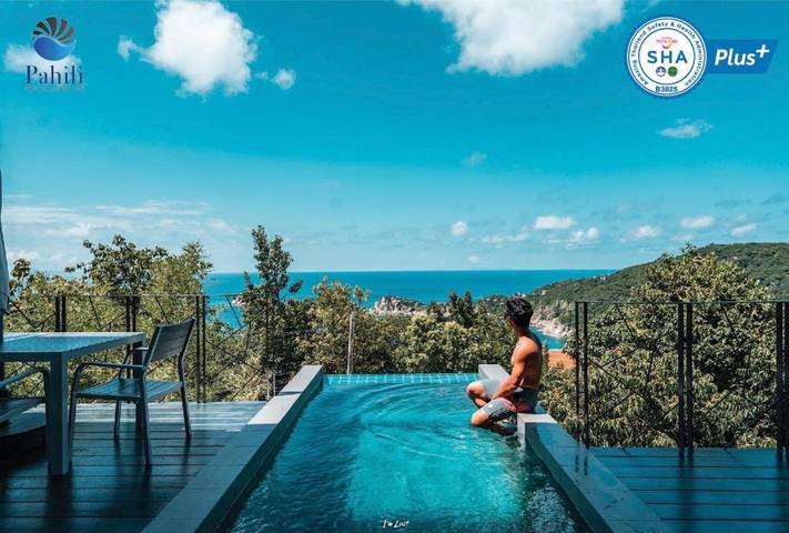 Villa pour 2 personnes, avec piscine ainsi que jardin et vue en Thailande - 4