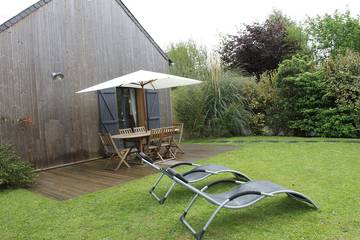 Gîte pour 4 personnes, avec terrasse et jardin, animaux acceptés à Saint-Jouan-des-Guérets
