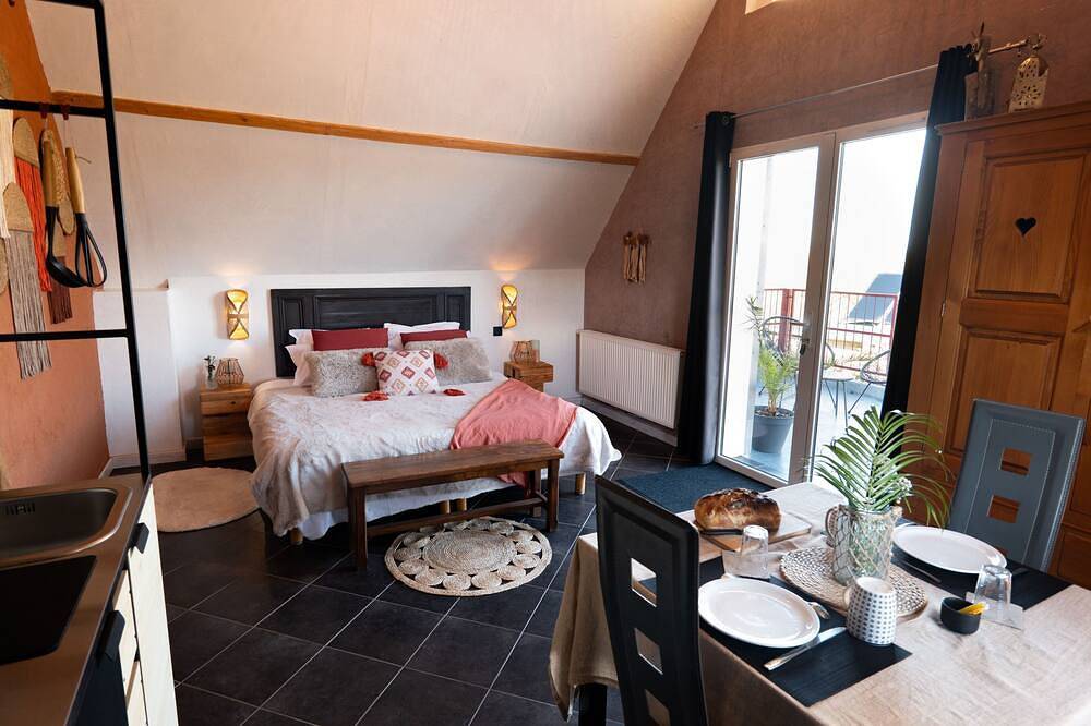 Gîte Le Grenier 2 personnes avec sauna sur la Côte d'Opale in Wierre-Effroy, Région de Boulogne-sur-Mer
