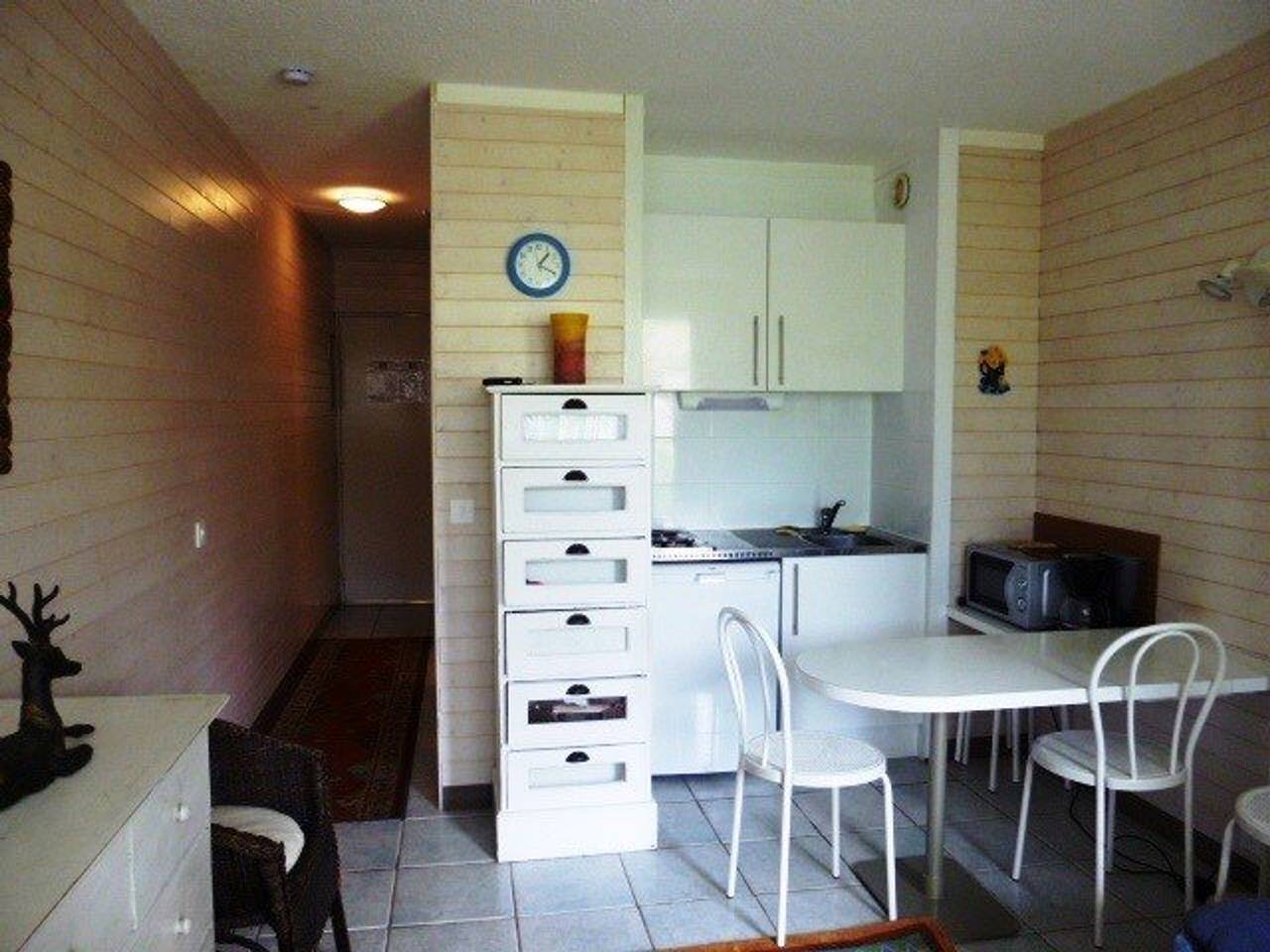 Entire studio, Ski-In/Ski-Out Studio for 5 with Mountain Views, Free Parking, and Ski Locker in La Pierre Saint-Martin, Arette