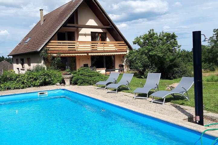 Location de vacances pour 14 personnes, avec Balcon et Jardin à Ribeauvillé