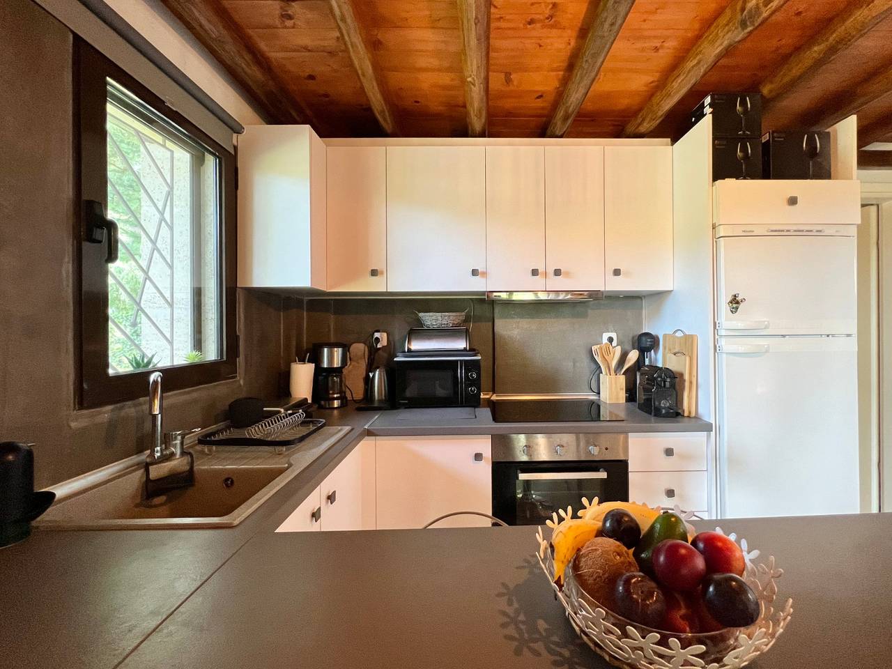 Serenity: Peaceful family villa with shared pool in Sane, Kassandra