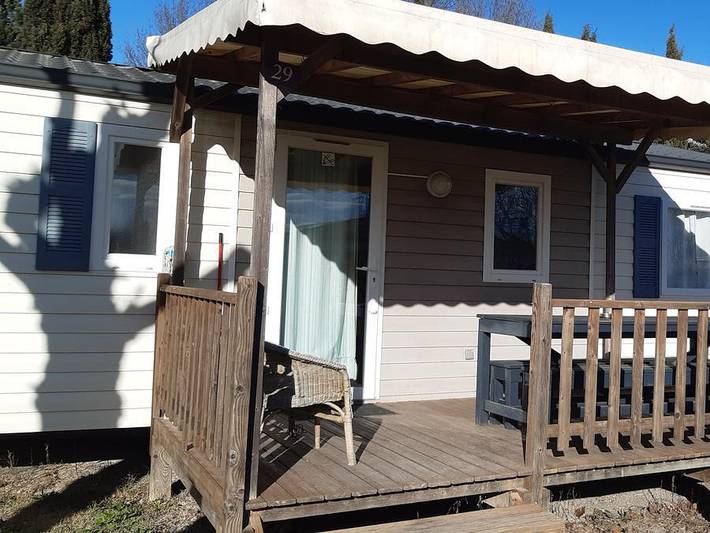 Mobil home pour 6 personnes, avec bassin pour enfant, animaux acceptés à Colombiers - 2
