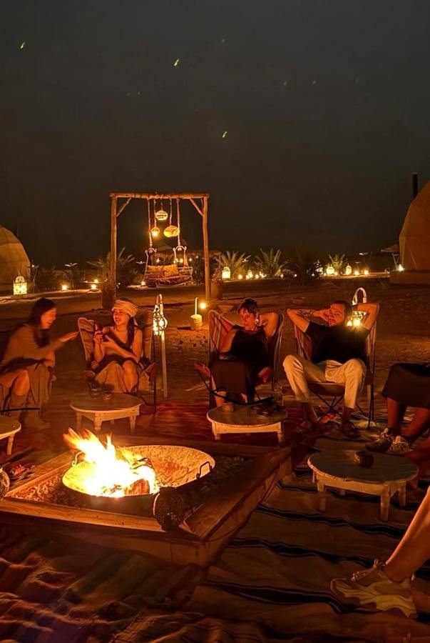 Bungalow für 2 Personen, mit Terrasse und Ausblick sowie Pool, mit Haustier in Marokko