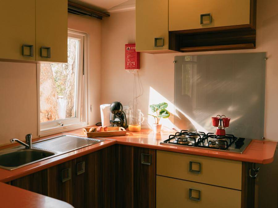 Camping Santa Elena Ciutat - Mobilhome 4 personas - Elena Gran Terraza in Central Lloret de Mar, Lloret de Mar