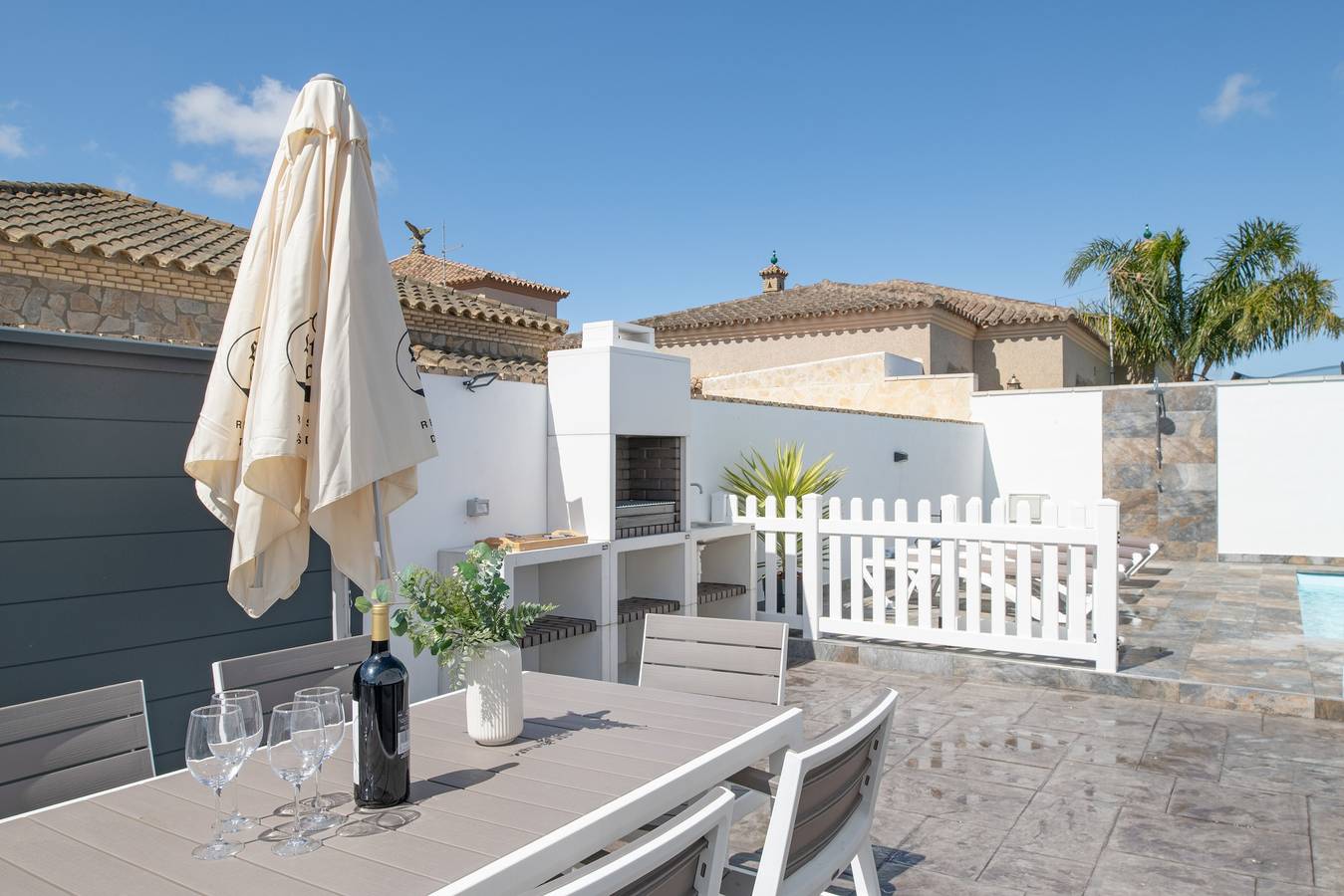 Casa de vacaciones 'El Rincon Del Sur 1' con piscina privada, Wi-Fi y aire acondicionado in Barrio Nuevo, Chiclana de la Frontera