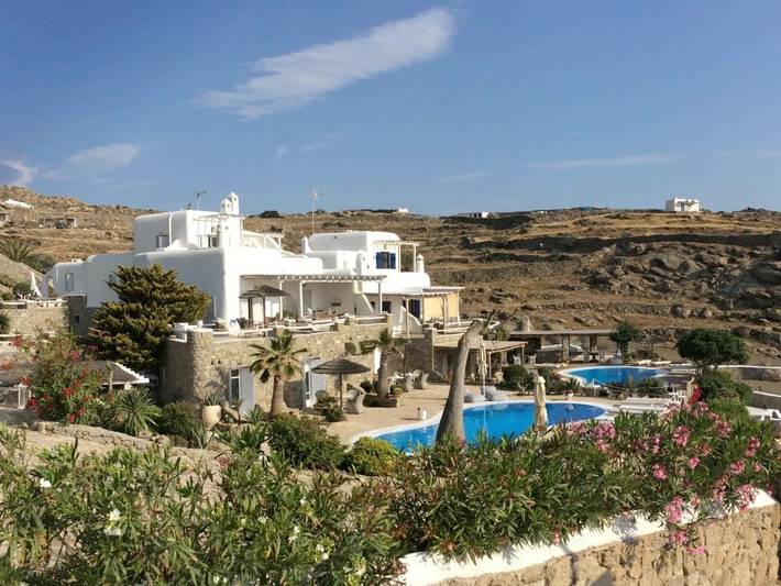 Ferienwohnung für 4 Personen, mit Garten und Ausblick sowie Pool, mit Haustier auf Mykonos - 3