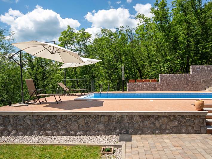 Ferienhaus für 5 Personen, mit Garten und Terrasse sowie Ausblick in Kvarner Bucht - 2