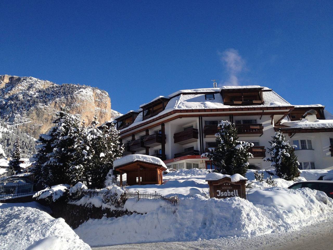 Ganze Ferienwohnung, Residence Isabell - Residence Isabell: 2 - Zimmerwohnung mit Balkon oder Gartenterrasse in Wolkenstein, Dolomiti Superski