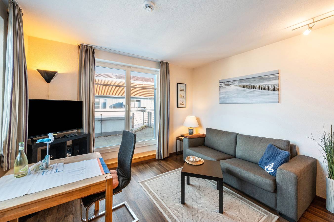 Appartement entier, Appartement 'Sonnendüne Im Dünenblick' avec vue mer, balcon et Wi-Fi in Ostseebad Boltenhagen, Boltenhagen