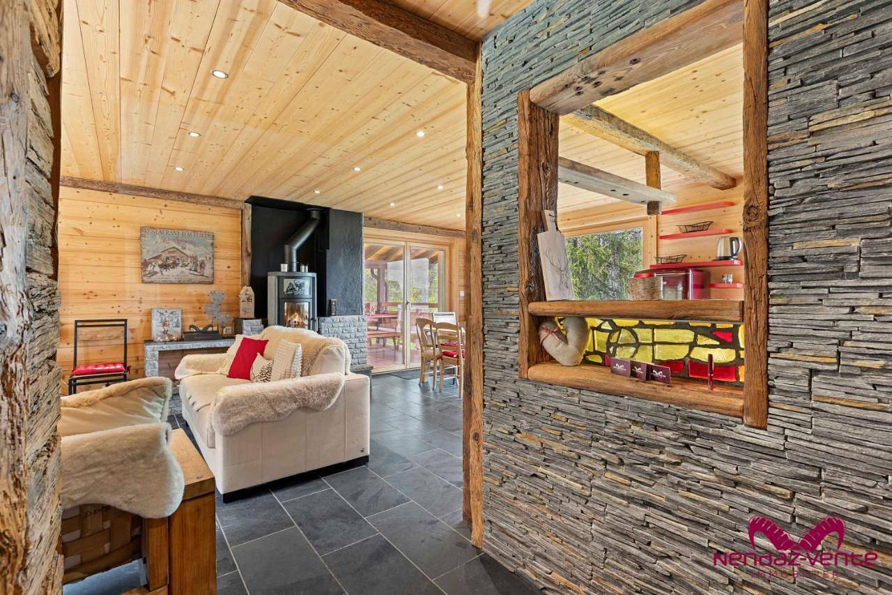 Chalet cosy Le Bouquetin jacuzzi et sauna idéal familles & couples vue imprenable in Nendaz, Walliser Alpen