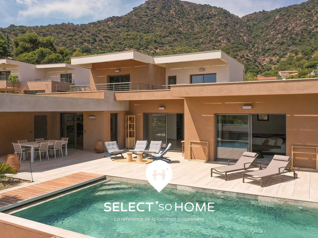 Villa with private pool and pets allowed - 10 guests in Le Lavandou, Nationaal park Port-Cros