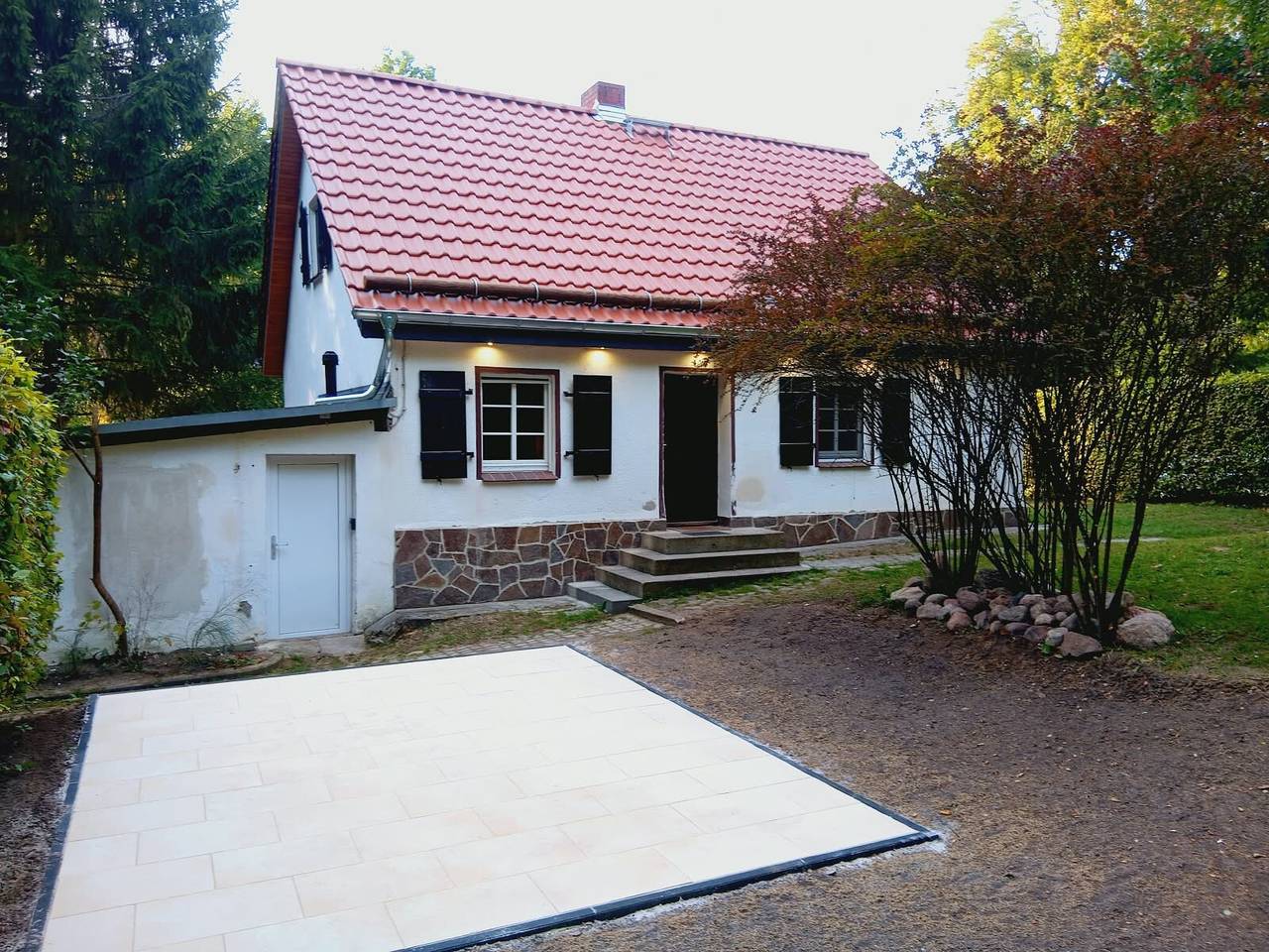 Casa de vacaciones 'Idyllisches Bauernhaus' con terraza privada, jardín privado y balcón in Gerswalde, Barnimerland Region