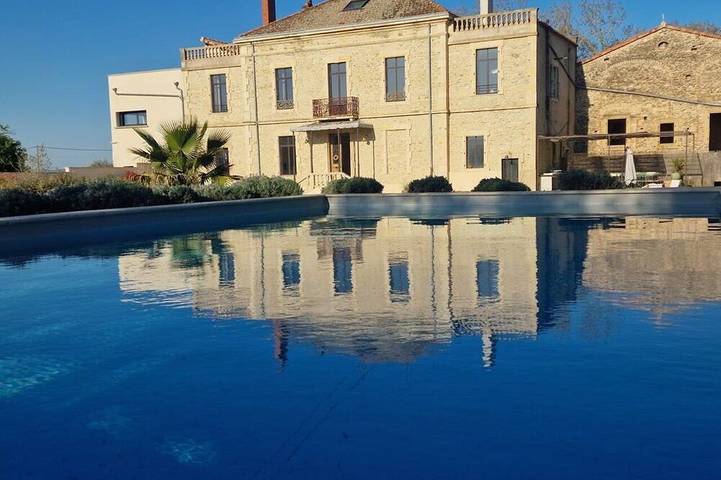 Maison de vacances pour 25 personnes, avec piscine et jardin