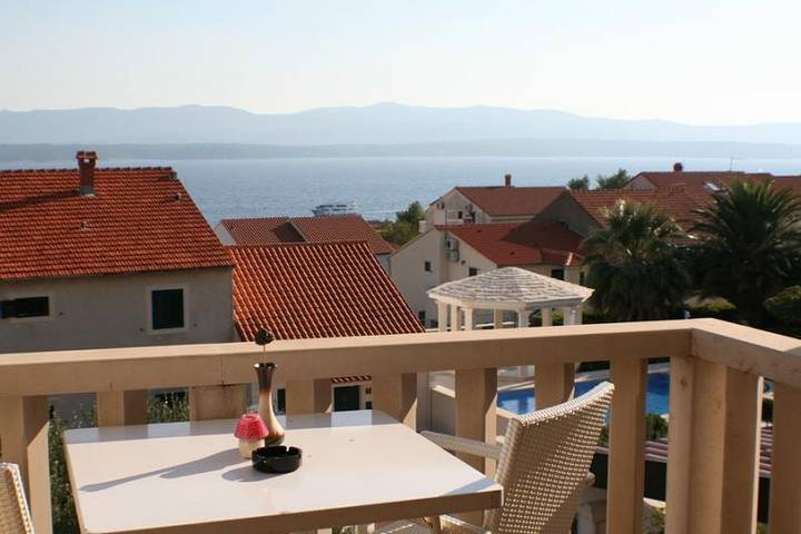 Studio für 3 Personen, mit Balkon, mit Haustier auf Brac