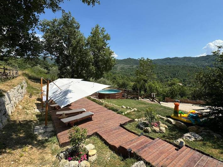 Appartamento per 2 persone, con Terrazza e Giardino nonché Piscina e Panorama a Arpino
