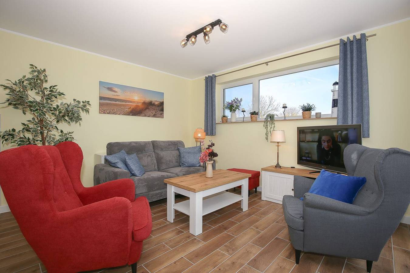 Ganze Wohnung, 60m² Ferienhaus mit Terrasse und Hund für 4 Personen in Börgerende, Börgerende-Rethwisch