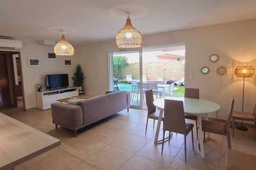 Cottage pour 5 personnes, avec jardin, animaux acceptés dans Plage de Pinarello