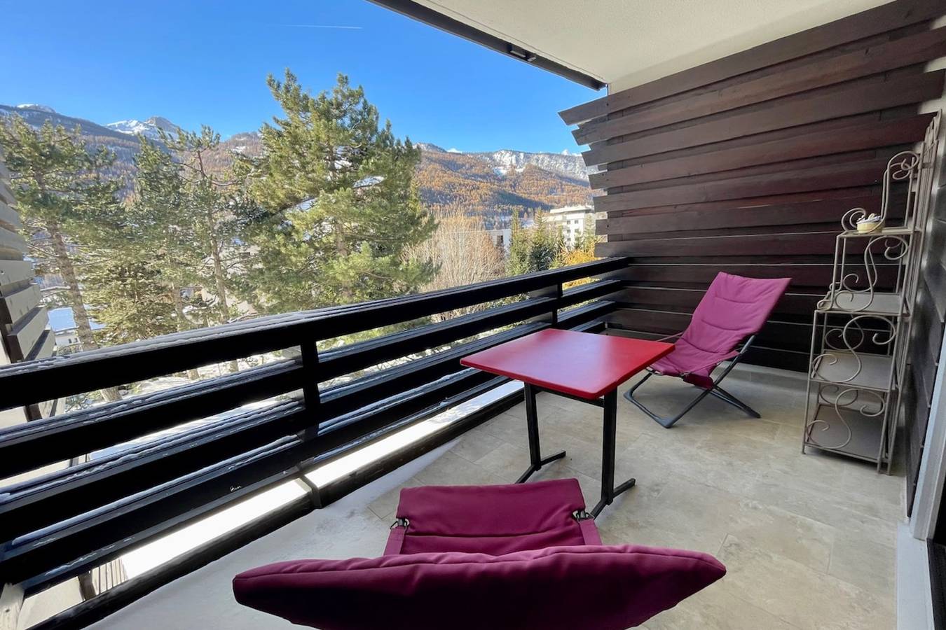 Ganze Wohnung, Cosy T2 with sunny terrace in Saint-Chaffrey in Saint-Chaffrey, Serre Chevalier